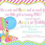 Candyland Invitations Printable | Candyland Lollipop Regarding Blank Candyland Template