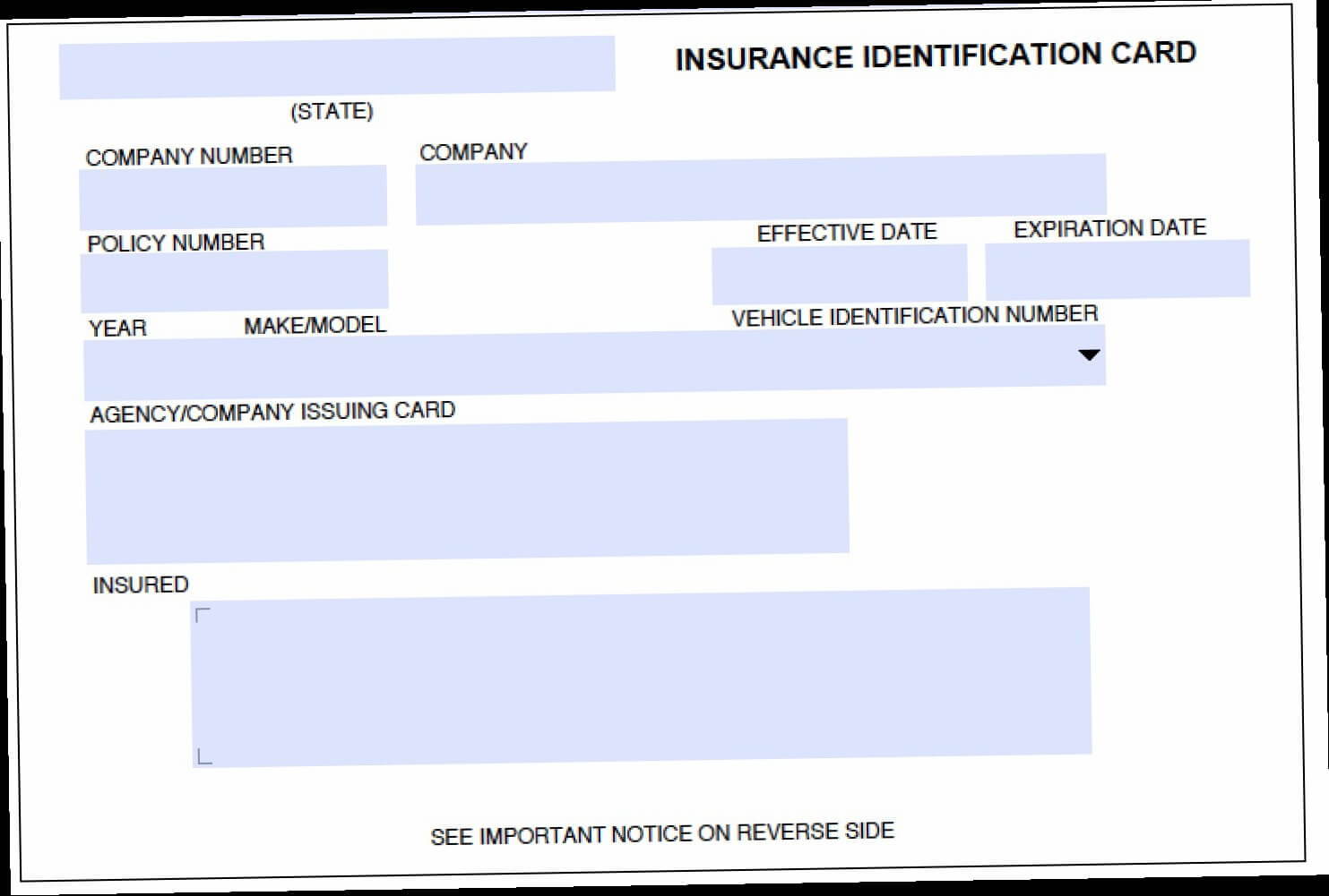 Car Insurance Card Template Pdf Understanding The – Nyfamily With Regard To Proof Of Insurance Card Template