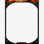 Card Template Png – Trading Card, Transparent Png – 774X1032 Inside Dominion Card Template