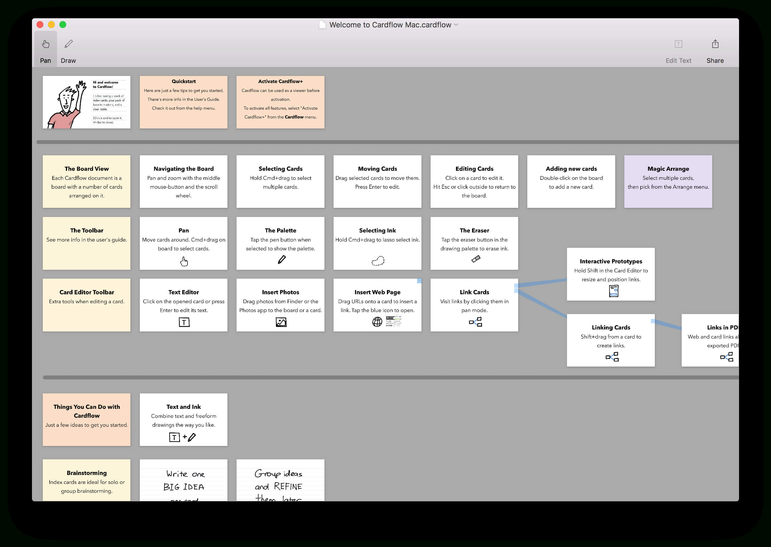 Cardflow: Index Cards On Your Ipad Regarding Index Card Template For Pages