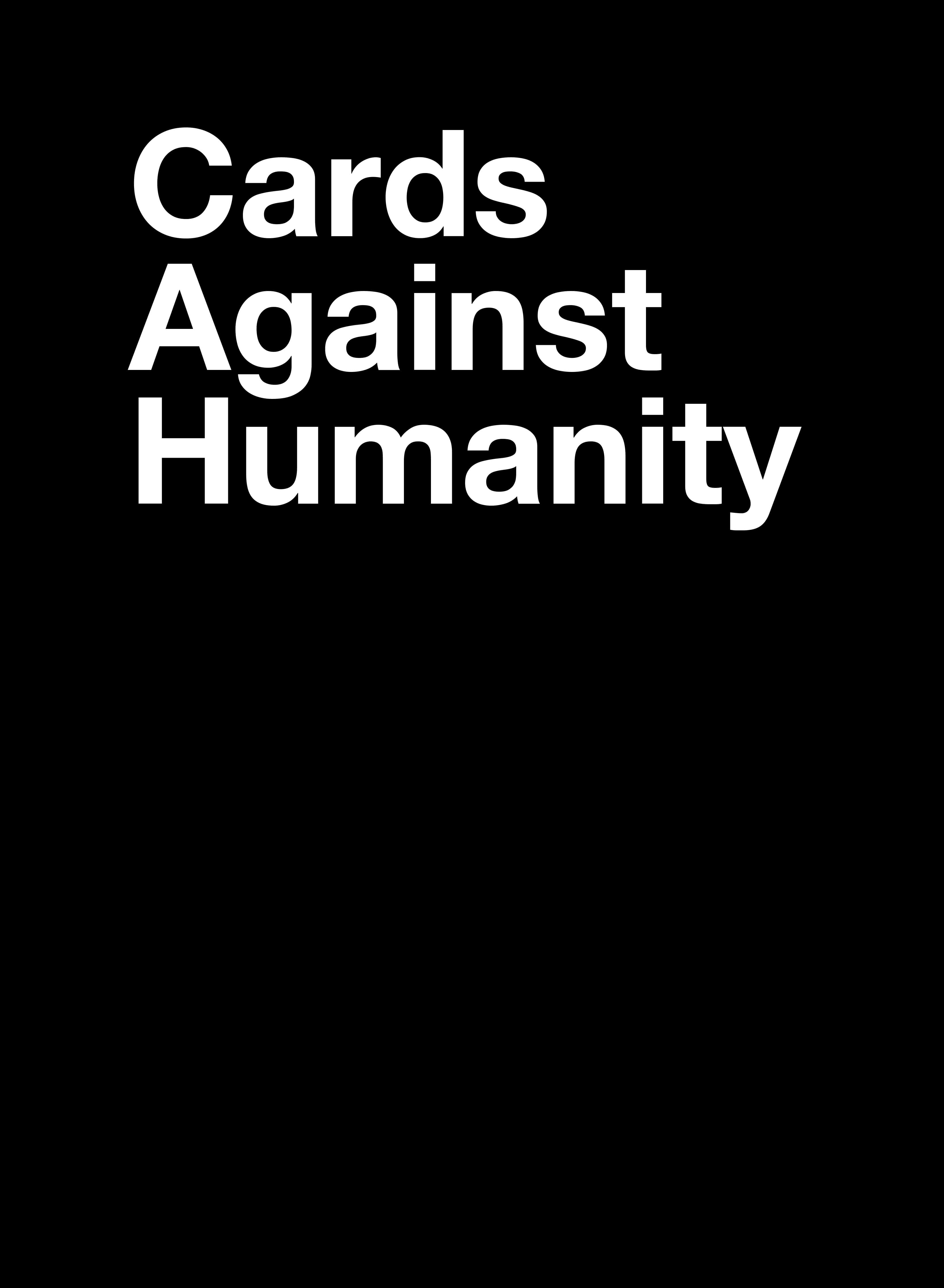 Cards Against Humanity – Card Generator Inside Cards Against Humanity Template