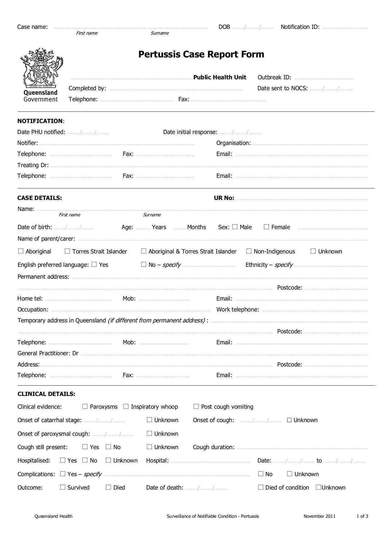 Case Report Form Design Ppt Template Word Format Medicine With Case Report Form Template Clinical Trials