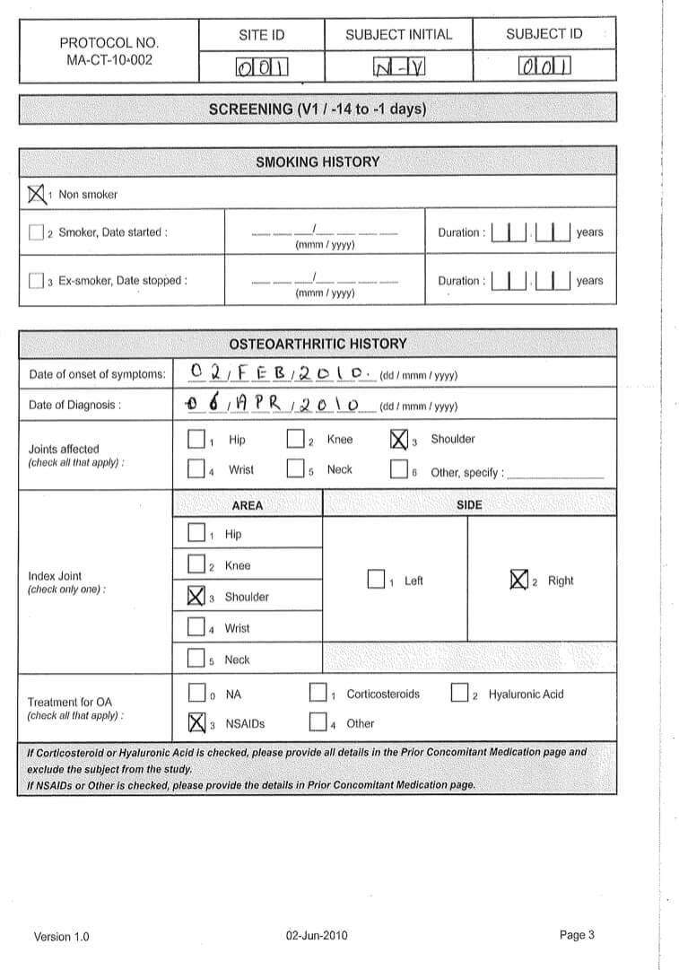 Case Report Form Electronic Design Format Medicine Crf Inside Case Report Form Template Clinical Trials