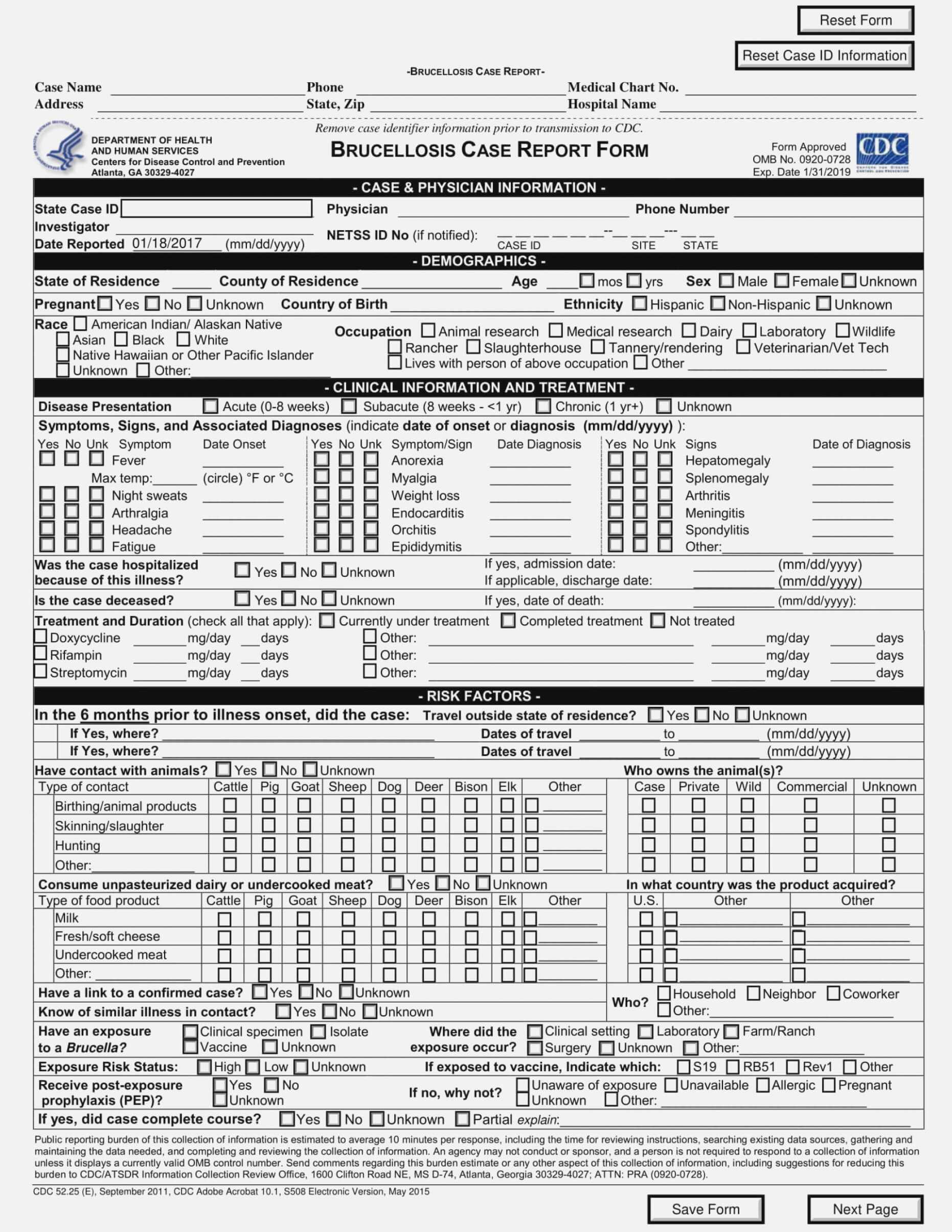 Case Report Form Templates Interactive Sample Incredible Within Case Report Form Template