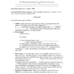 Catering Contract Template In Catering Contract Template Word