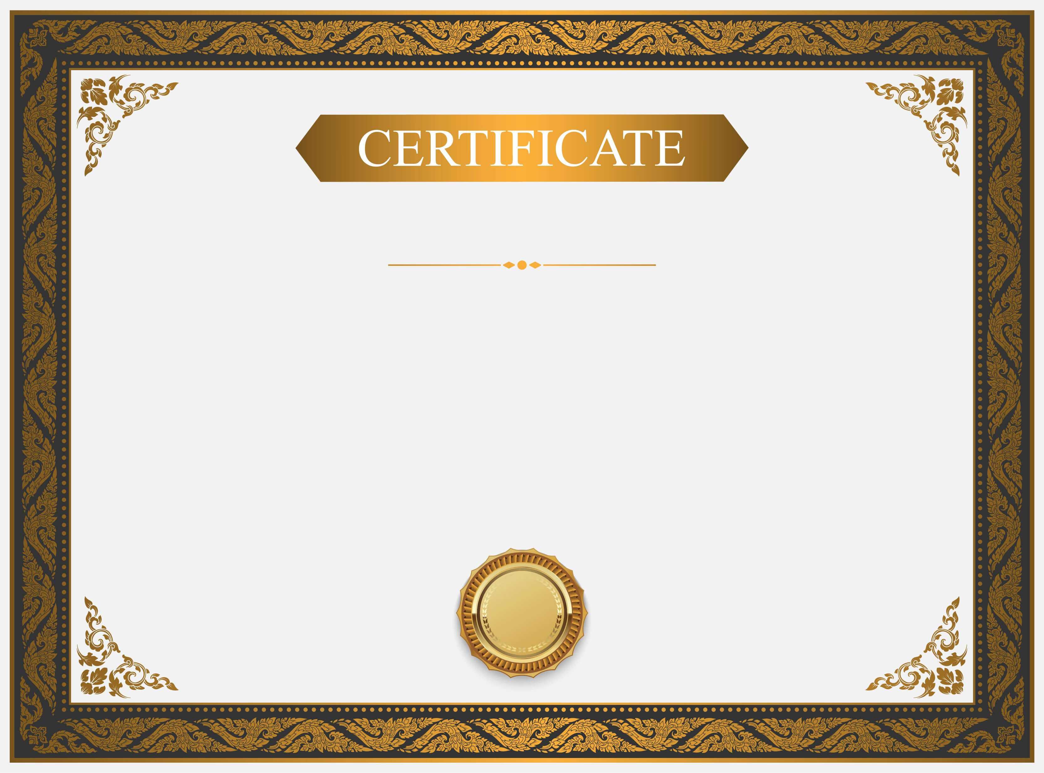 Certificate Background Design | Certificate | Certificate For High Resolution Certificate Template