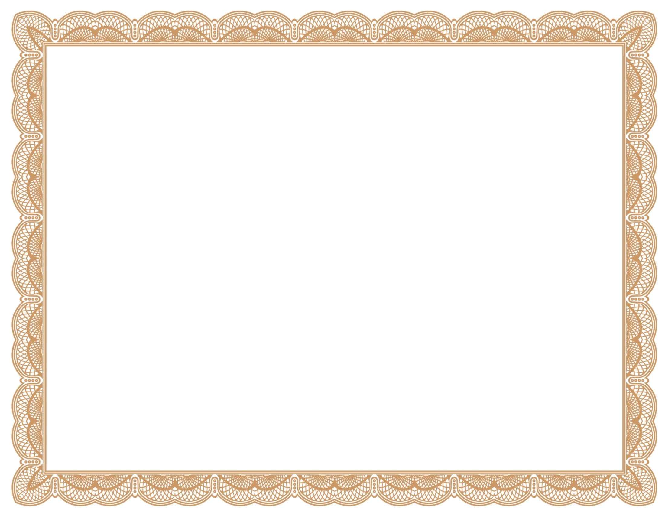 Certificate Border Templates – Juve.cenitdelacabrera.co With Regard To Award Certificate Border Template