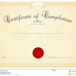 Certificate / Diploma Background Template. Floral Stock With Regard To Scroll Certificate Templates