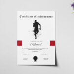 Certificate Of Achievement For Running Template For Walking Certificate Templates