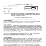 Certificate Of Analysis – 2 Free Templates In Pdf, Word For Certificate Of Analysis Template