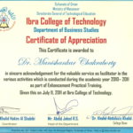Certificate Of Appreciation Template For Seminar Speaker Throughout Workshop Certificate Template