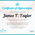 Certificate Of Appreciation Template – Venngage In Thanks Certificate Template