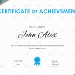 Certificate Of Athletic Achievement Template Pertaining To Athletic Certificate Template