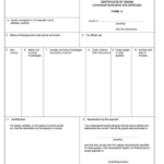 Certificate Of Origin – Fill Online, Printable, Fillable In Certificate Of Origin Form Template