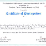 Certificate Of Participation Template 9 – Elsik Blue Cetane Inside Sample Certificate Of Participation Template