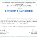 Certificate Of Participation Template Filename | Elsik Blue In Certificate Of Participation Template Ppt