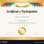 Certificate Of Participation Template Filename | Elsik Blue Regarding Certificate Of Participation Template Pdf