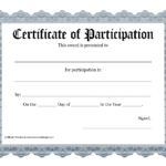 Certificate Of Participation Template Filename | Elsik Blue With Regard To Certificate Of Participation Template Ppt