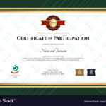Certificate Of Participation Template In Sport The Throughout Certificate Of Participation Template Pdf