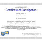 Certificate Of Participation Template Pdf – Bizoptimizer Regarding Certificate Of Participation Template Pdf