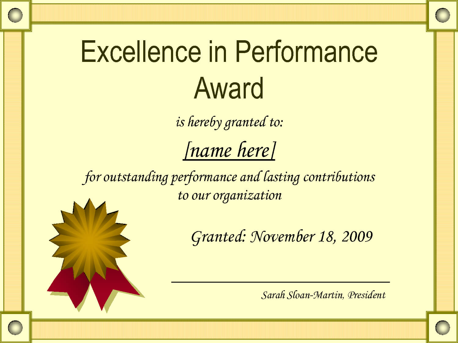 Certificate Of Performance Template Filename | Elsik Blue Cetane With Best Performance Certificate Template