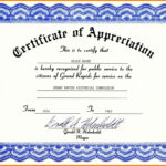 Certificate Of Recognition Template Free Download 4 – Elsik With Regard To Free Template For Certificate Of Recognition