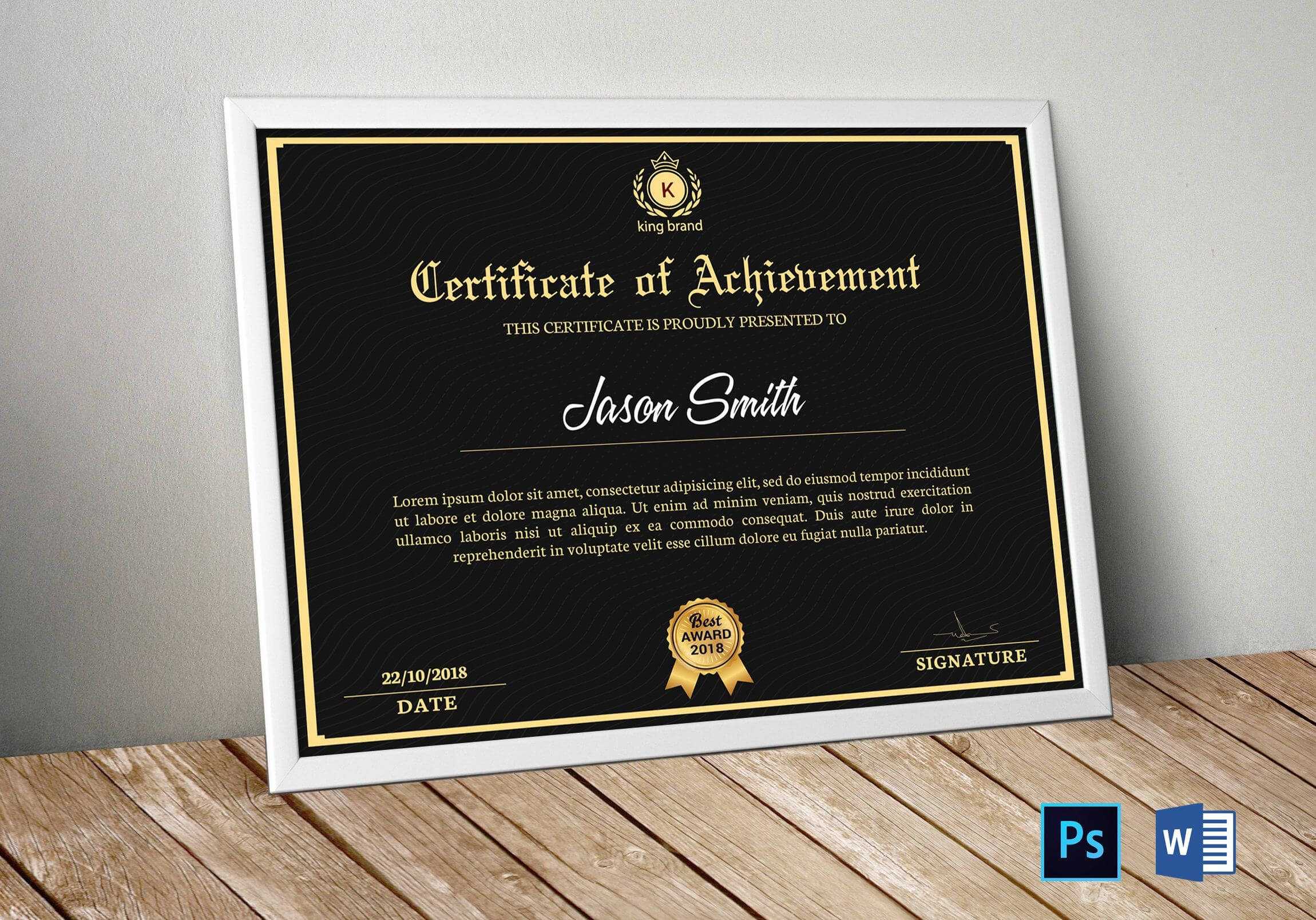 Certificate Template | Certificate Of Appreciation In Commemorative Certificate Template