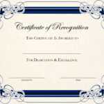 Certificate Template Designs Recognition Docs | Blankets Throughout Art Certificate Template Free