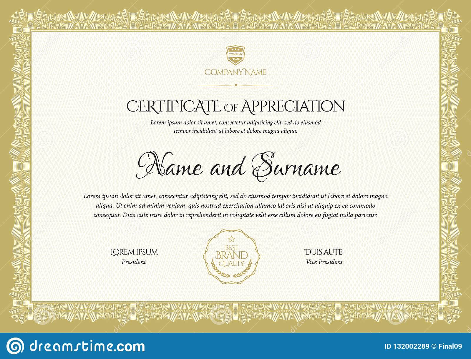 Certificate Template. Diploma Of Modern Design Or Gift Regarding Company Gift Certificate Template