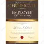 Certificate Template, Employee Of The Year Intended For Employee Of The Year Certificate Template Free
