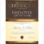 Certificate Template, Employee Of The Year Intended For Employee Of The Year Certificate Template Free