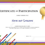 Certificate Template In Sport Theme With Border Frame, Diploma.. Throughout Athletic Certificate Template