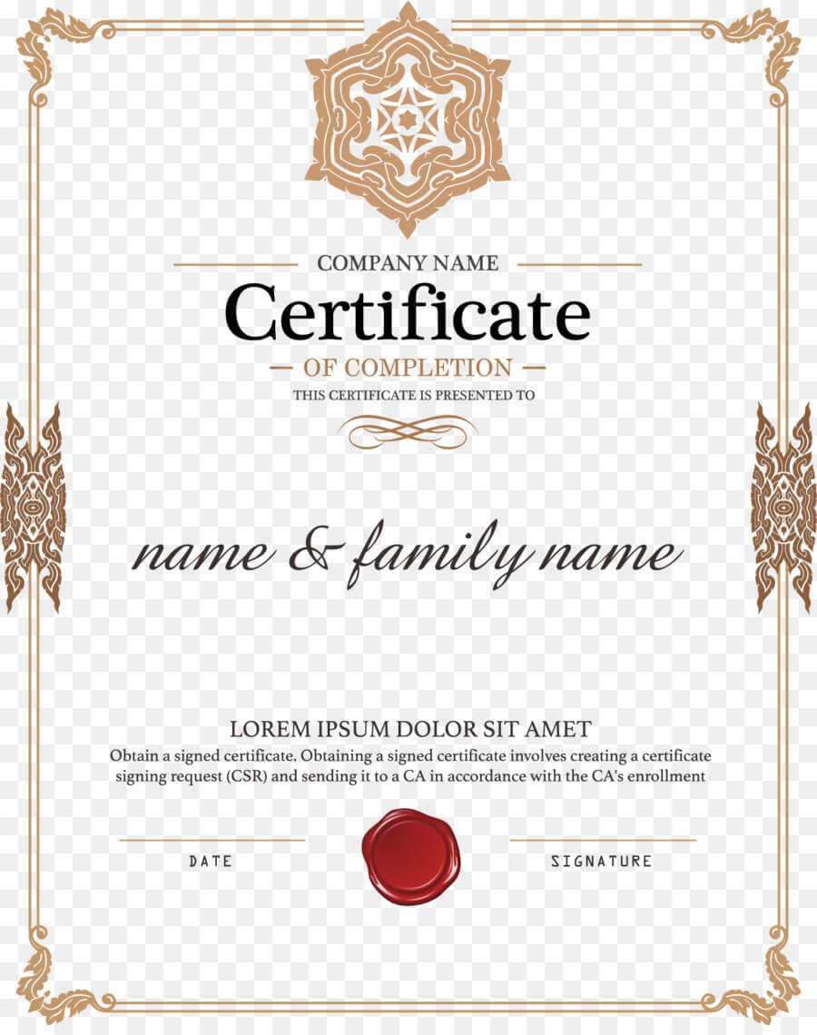 Certificate Template Png Download - 1579*1980 - Free Intended For Certificate Of Authorization Template