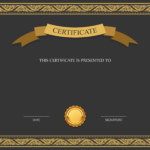 Certificate Template Png Image – Purepng | Free Transparent Inside High Resolution Certificate Template