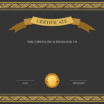 Certificate Template Png Image – Purepng | Free Transparent Inside High Resolution Certificate Template