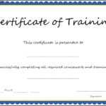 Certificate Template Training 7 – Elsik Blue Cetane With Regard To Template For Training Certificate