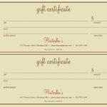 Certificate Templates: Best Photos Of Gift Certificate Intended For Restaurant Gift Certificate Template