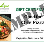 Certificate Templates: Food Gift Certificate Template Image Intended For Pizza Gift Certificate Template