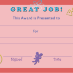 Certificate Templates For Kids Free Download 7 – Elsik Blue For Free Printable Certificate Templates For Kids