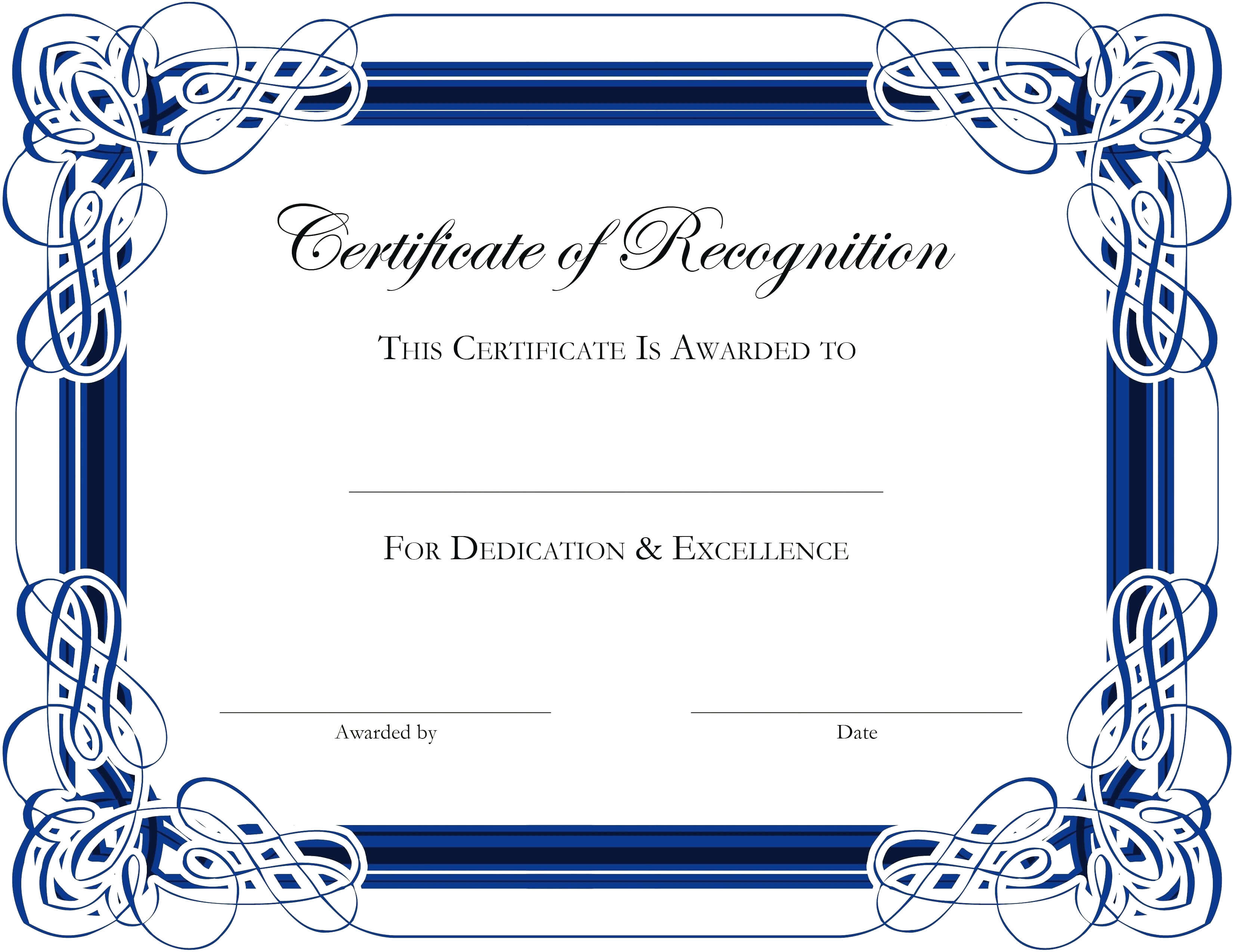 Certificate Templates In Word 2007 | Certificatetemplateword In Award Certificate Templates Word 2007
