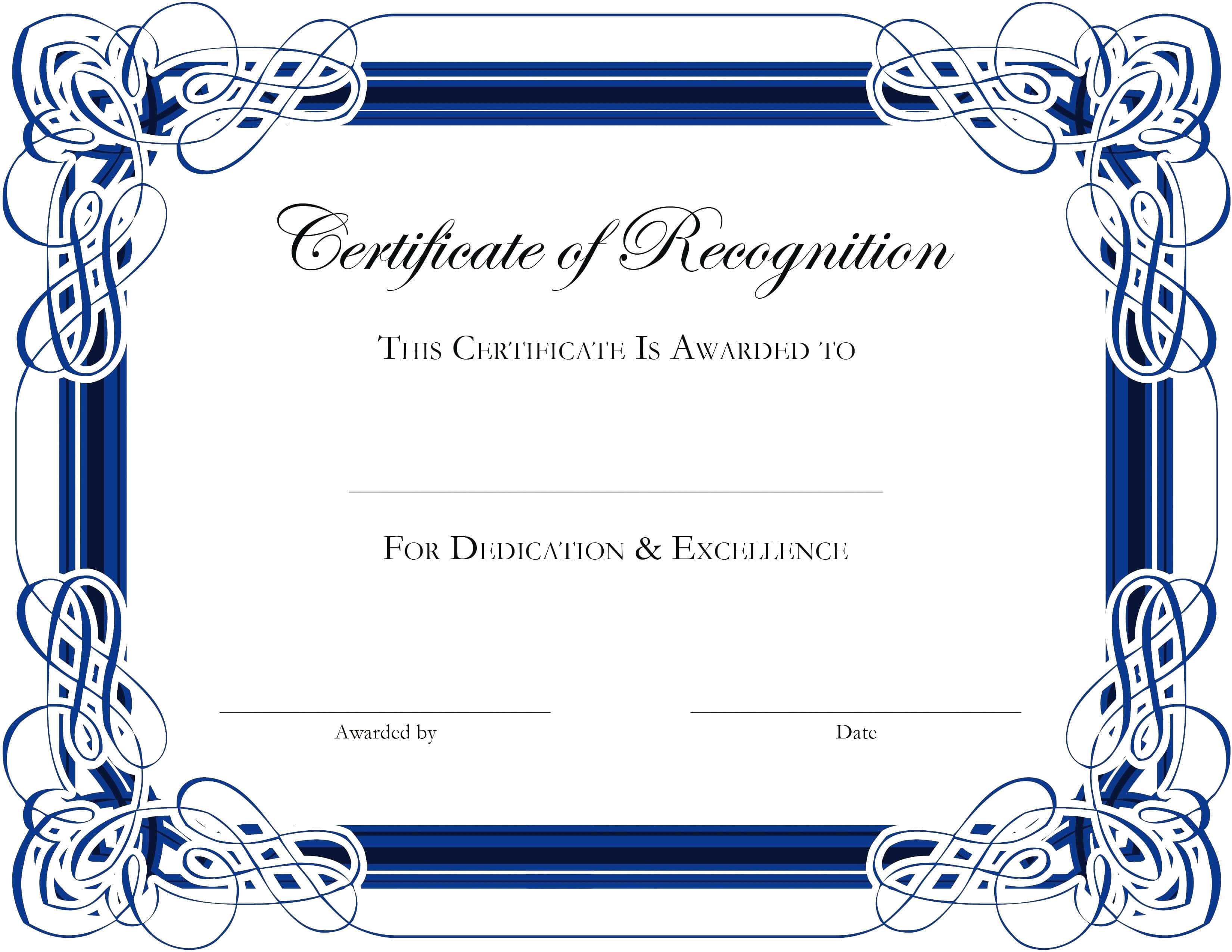 Certificate Templates In Word 2007 | Certificatetemplateword In Award Certificate Templates Word 2007