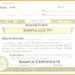 Certificate Templates: Llc Membership Certificate Templates Free Intended For Llc Membership Certificate Template