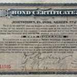 Certificate Templates: Vintage Johnstown: 1893 Bond Certificate Throughout Corporate Bond Certificate Template