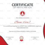 Certificate Templates: Yoga Participation Certificate Design For Choir Certificate Template