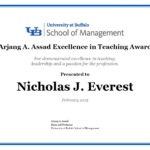 Certificates – School Of Management – University At Buffalo With Leadership Award Certificate Template