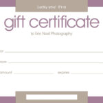 Certificates: Stylish Free Customizable Gift Certificate In Printable Gift Certificates Templates Free