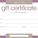 Certificates: Stylish Free Customizable Gift Certificate In Printable Gift Certificates Templates Free