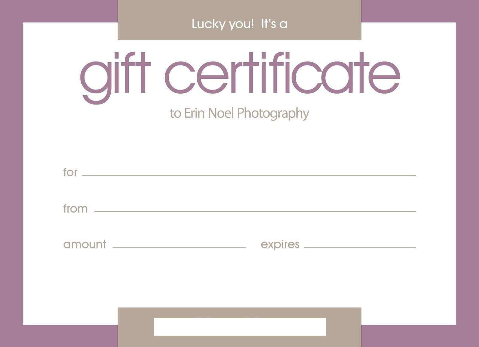 Certificates: Stylish Free Customizable Gift Certificate In Printable Gift Certificates Templates Free