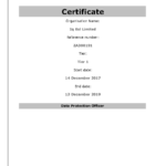 Certifications | Team Recycling In Certificate Of Disposal Template