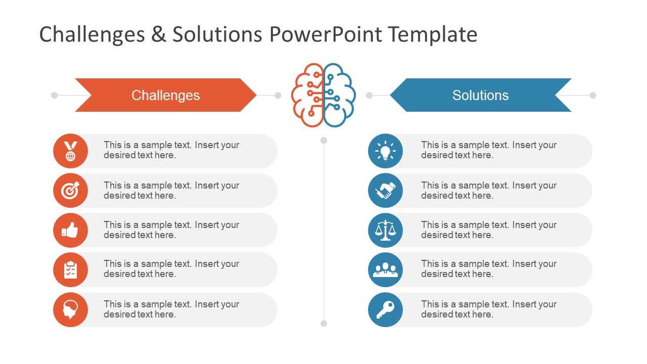 Challenges & Solution Powerpoint Template Intended For Powerpoint Template Resolution